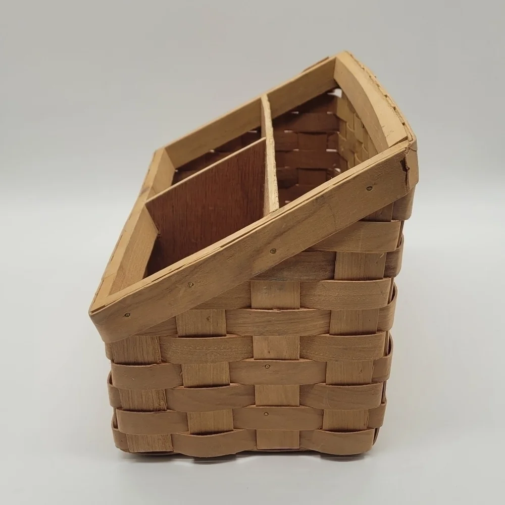 Woodchip Pen Letter Magazine Remote Basket​​​